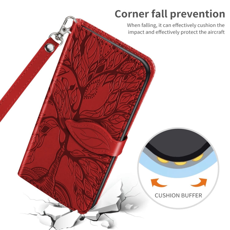 TREE Knižkové puzdro pre Samsung Galaxy A25 5G - červené