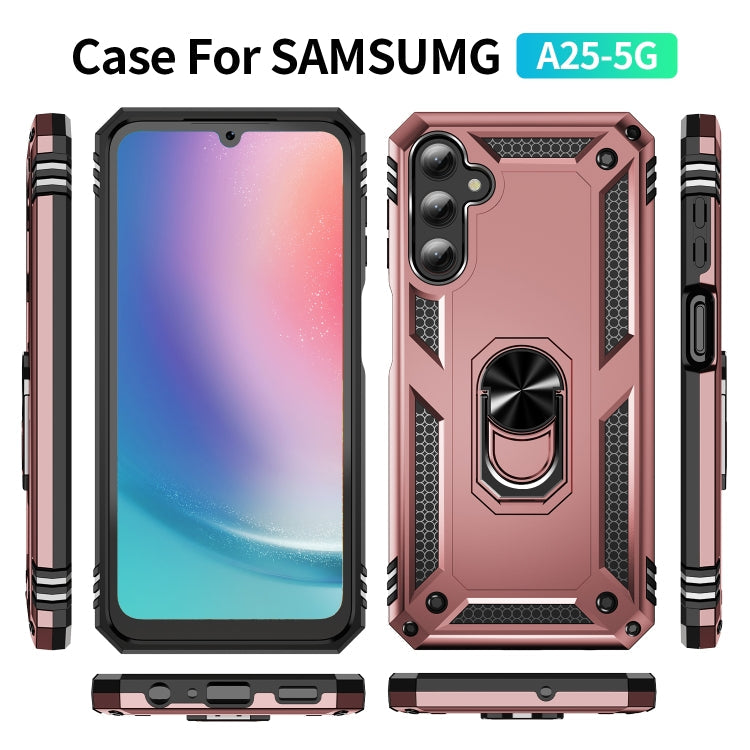RING ARMOR Tvrdený kryt pre Samsung Galaxy A25 5G - ružový