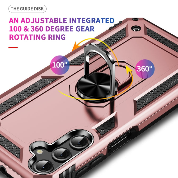 RING ARMOR Tvrdený kryt pre Samsung Galaxy A25 5G - ružový