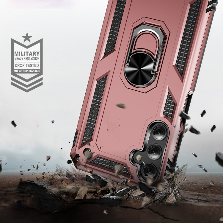 RING ARMOR Tvrdený kryt pre Samsung Galaxy A25 5G - ružový