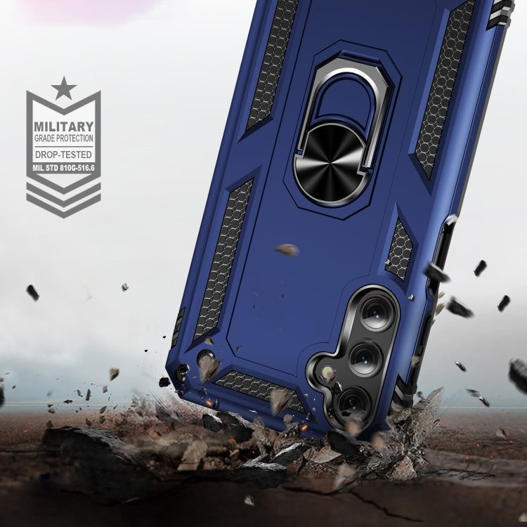 RING ARMOR Tvrdený kryt pre Samsung Galaxy A25 5G - modrý