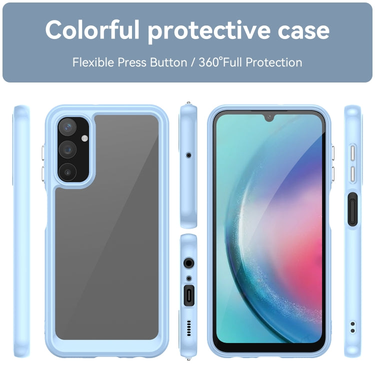 ACRYLIC Zadný kryt pre Samsung Galaxy A25 5G - modrý