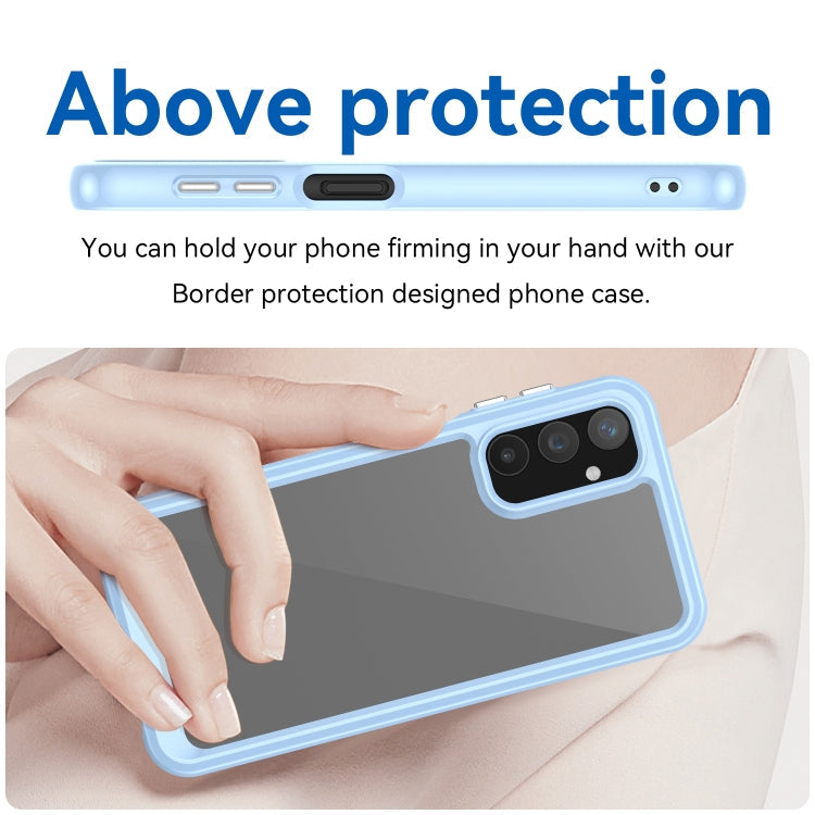 ACRYLIC Zadný kryt pre Samsung Galaxy A25 5G - modrý