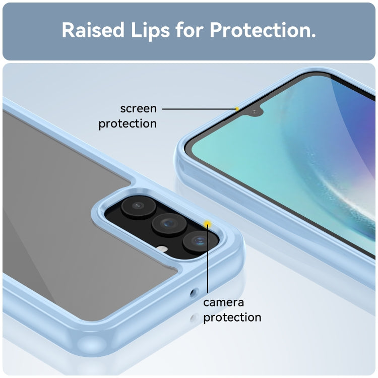 ACRYLIC Zadný kryt pre Samsung Galaxy A25 5G - modrý
