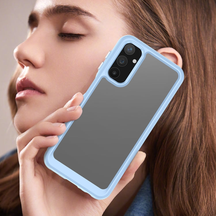 ACRYLIC Zadný kryt pre Samsung Galaxy A25 5G - modrý