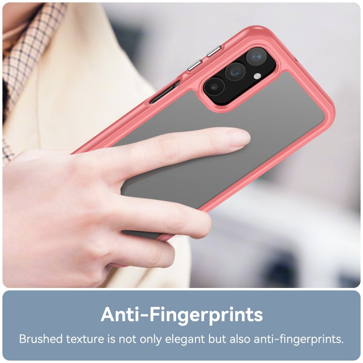ACRYLIC Zadný kryt pre Samsung Galaxy A25 5G - červený