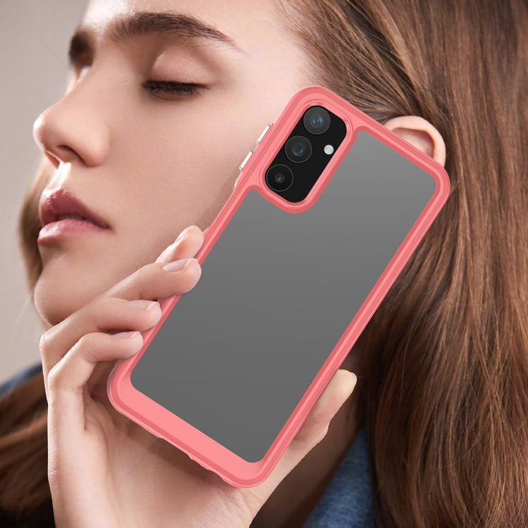 ACRYLIC Zadný kryt pre Samsung Galaxy A25 5G - červený