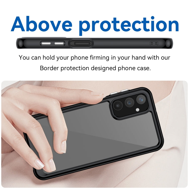 ACRYLIC Zadný kryt pre Samsung Galaxy A25 5G - čierny
