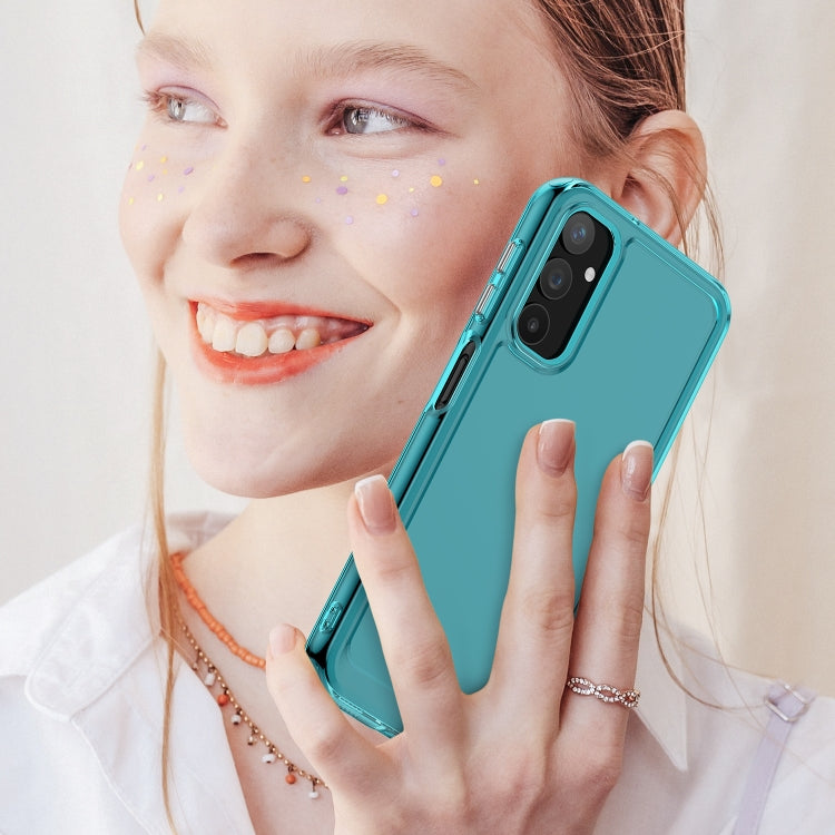 CANDY Zadný obal pre Samsung Galaxy A25 5G - modrý