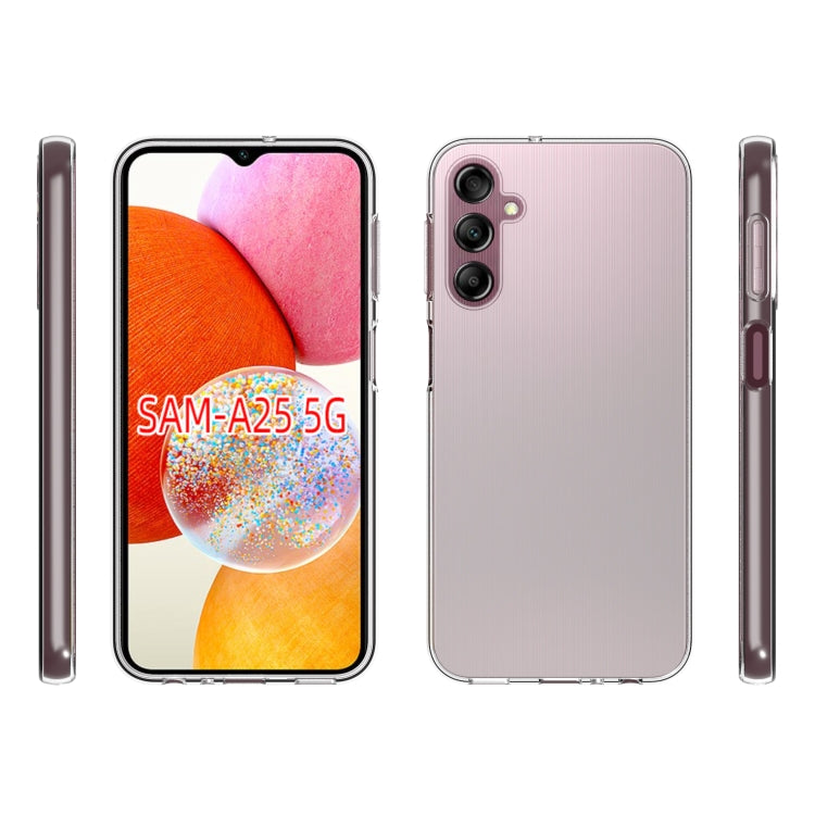 TRANSPARENTNÝ Silikónový obal pre Samsung Galaxy A25 5G - priesvitný