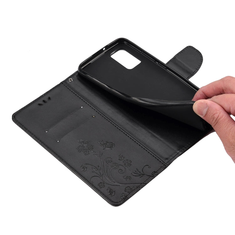 BUTTERFLY Knižkové puzdro pre Samsung Galaxy A32 5G - fialové