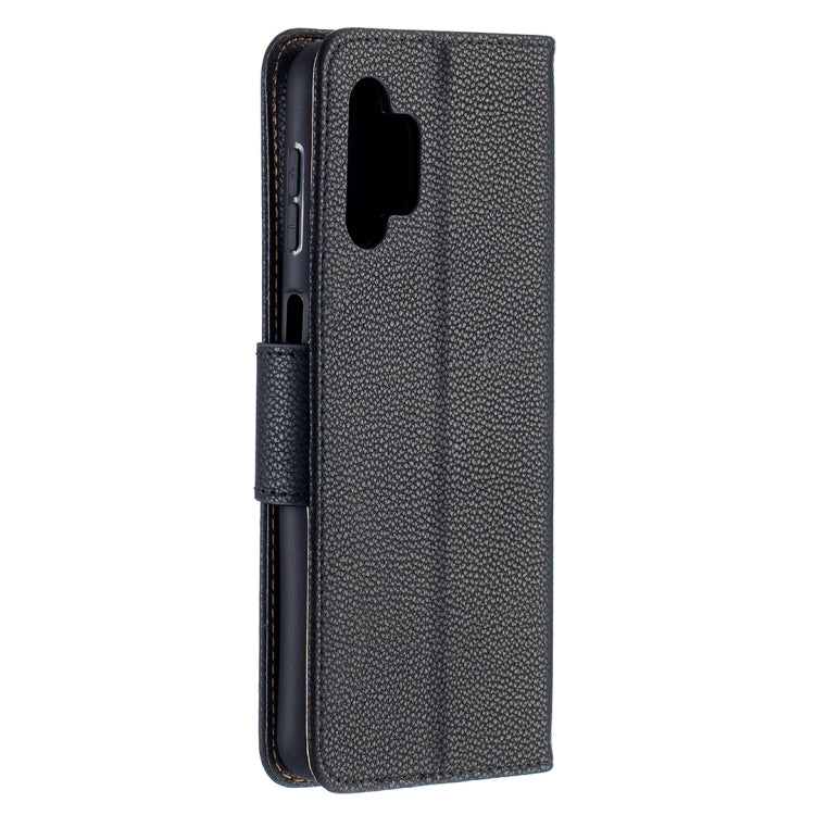 LAMBSKIN Knižkové puzdro pre Samsung Galaxy A32 5G - čierne