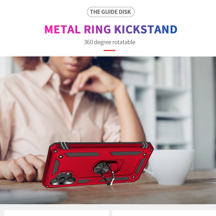 RING ARMOR Tvrdený kryt pre Samsung Galaxy A32 5G - čierny