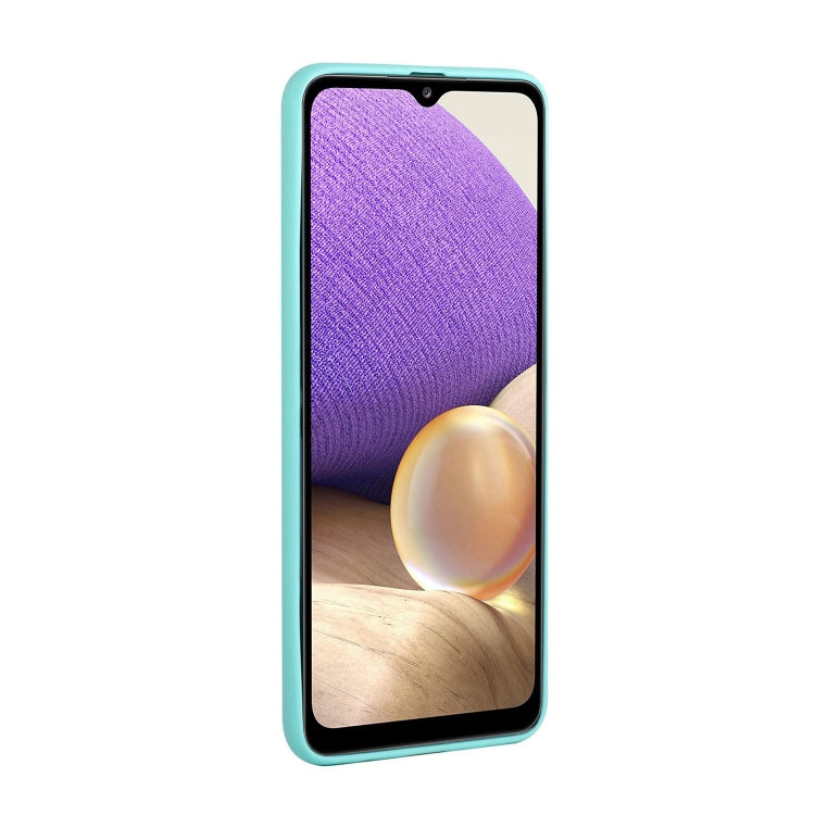 MATT Silikónový obal pre Samsung Galaxy A32 5G - mentolový
