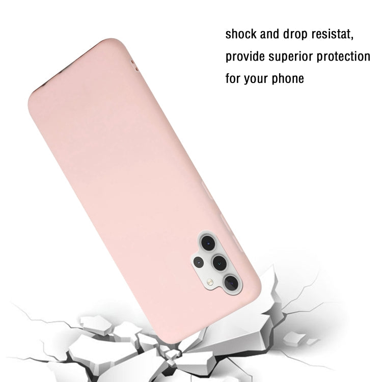 MATT Silikónový obal pre Samsung Galaxy A32 5G - ružový