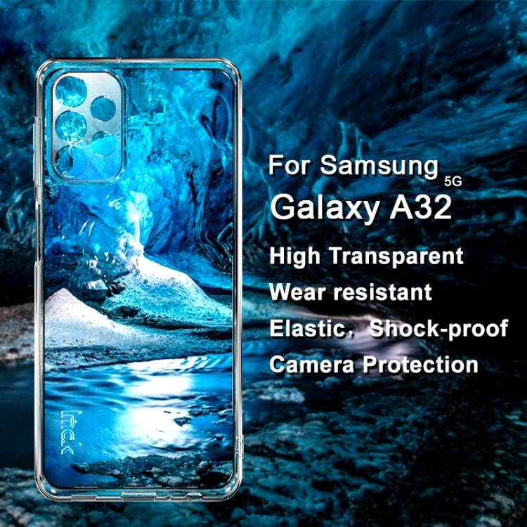 TRANSPARENTNÝ Silikónový obal pre Samsung Galaxy A32 5G - priesvitný