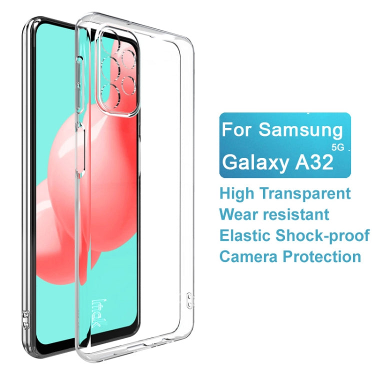 TRANSPARENTNÝ Silikónový obal pre Samsung Galaxy A32 5G - priesvitný