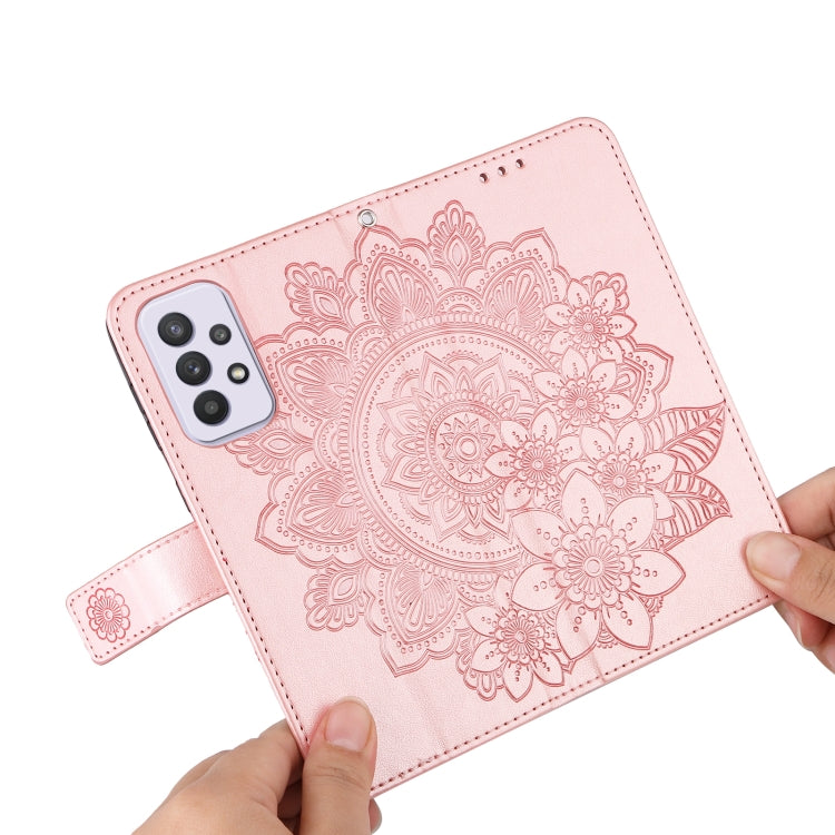 FLOWER Knižkové puzdro pre Samsung Galaxy A33 5G - ružové