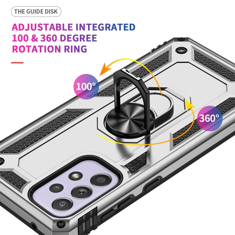 RING ARMOR Tvrdený kryt pre Samsung Galaxy A33 5G - sivý