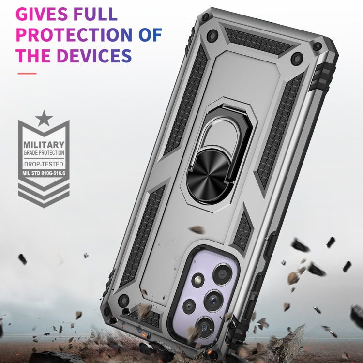 RING ARMOR Tvrdený kryt pre Samsung Galaxy A33 5G - sivý