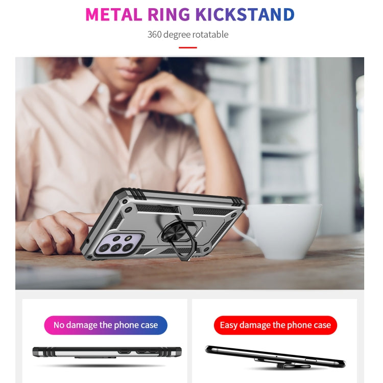 RING ARMOR Tvrdený kryt pre Samsung Galaxy A33 5G - sivý