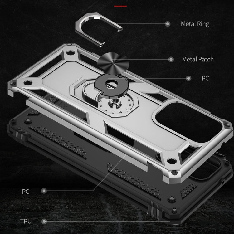 RING ARMOR Tvrdený kryt pre Samsung Galaxy A33 5G - sivý