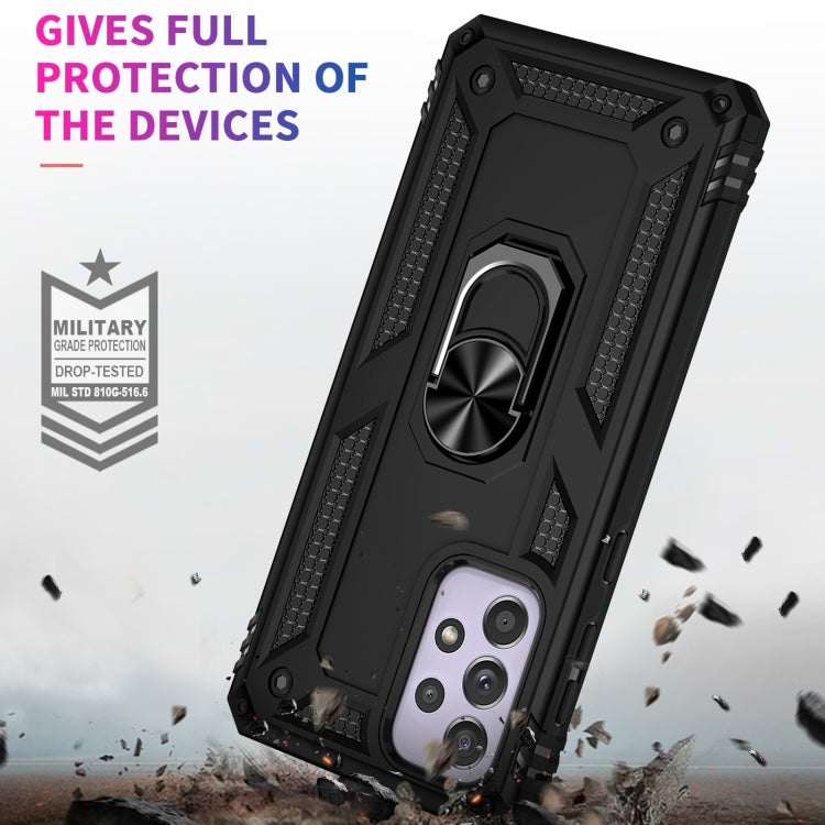 RING ARMOR Tvrdený kryt pre Samsung Galaxy A33 5G - čierny