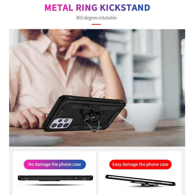RING ARMOR Tvrdený kryt pre Samsung Galaxy A33 5G - čierny