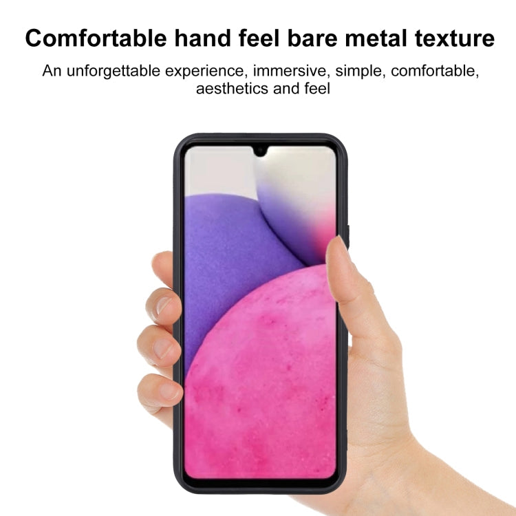 MATT Silikónový obal pre Samsung Galaxy A33 5G - čierny