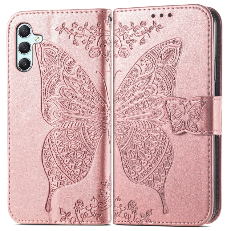 FLOWER Knižkové puzdro pre Samsung Galaxy A34 5G - ružové