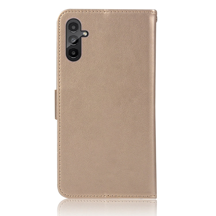 OWL Knižkové puzdro pre Samsung Galaxy A34 5G - zlaté