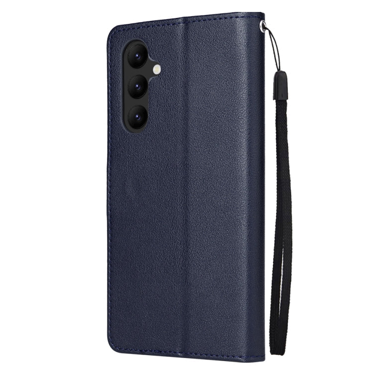 SOLID Knižkové puzdro pre Samsung Galaxy A34 5G - modré