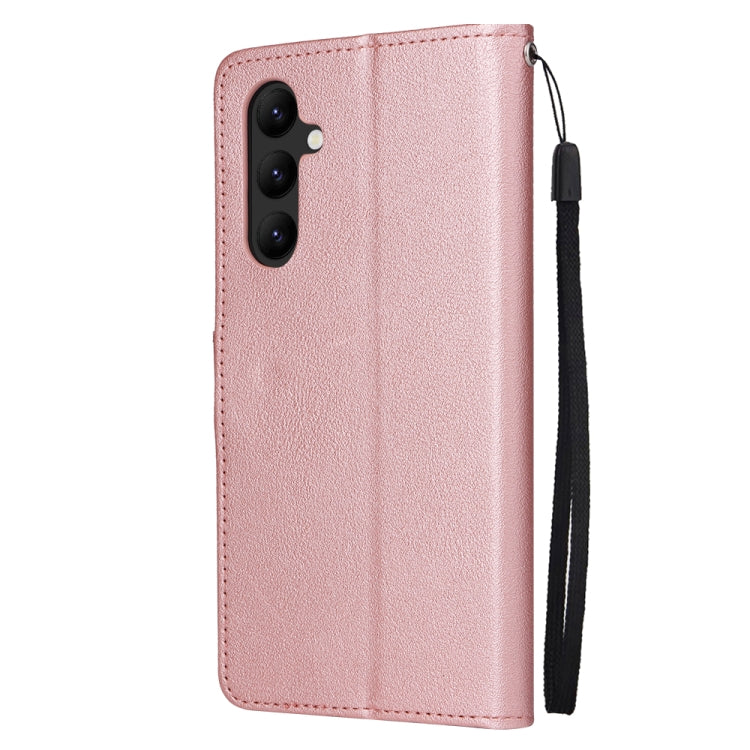 SOLID Knižkové puzdro pre Samsung Galaxy A34 5G - ružové