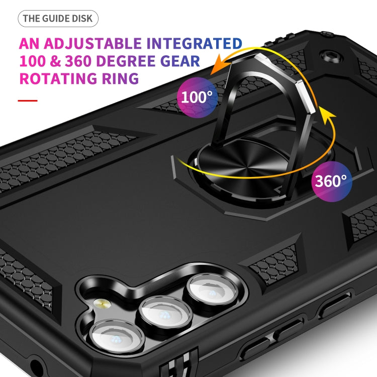 RING ARMOR Tvrdený kryt pre Samsung Galaxy A34 5G - čierny