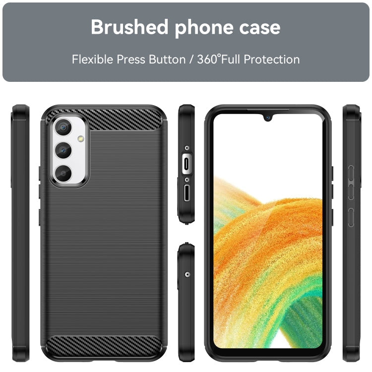CARBON Zadný obal pre Samsung Galaxy A34 5G - čierny