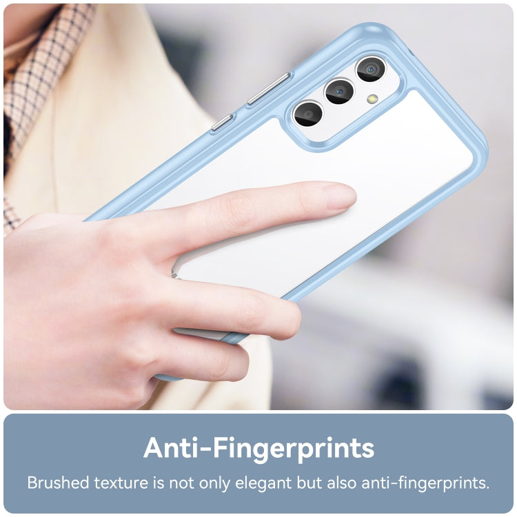 ACRYLIC Zadný kryt pre Samsung Galaxy A34 5G - modrý