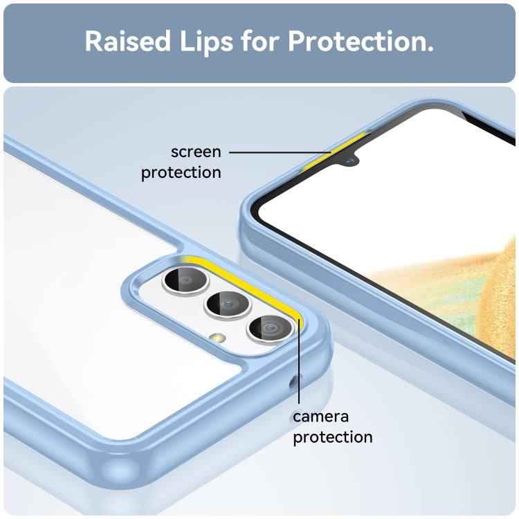 ACRYLIC Zadný kryt pre Samsung Galaxy A34 5G - modrý