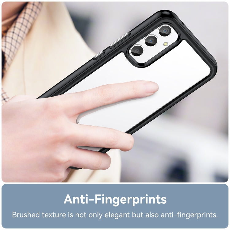 ACRYLIC Zadný kryt pre Samsung Galaxy A34 5G - čierny