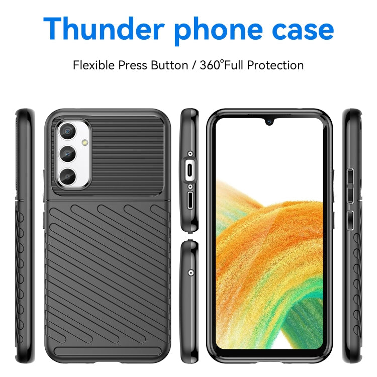 THUNDER Ochranný kryt pre Samsung Galaxy A34 5G - čierny