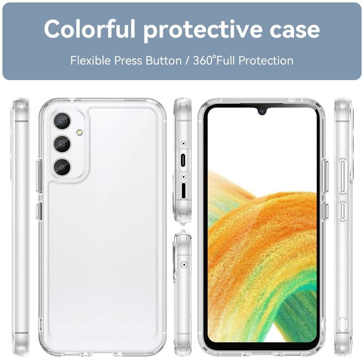 CANDY Zadný obal pre Samsung Galaxy A34 5G - priesvitný