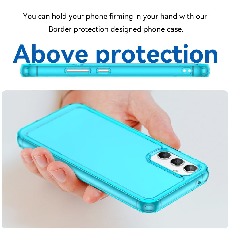 CANDY Zadný obal pre Samsung Galaxy A34 5G - modrý