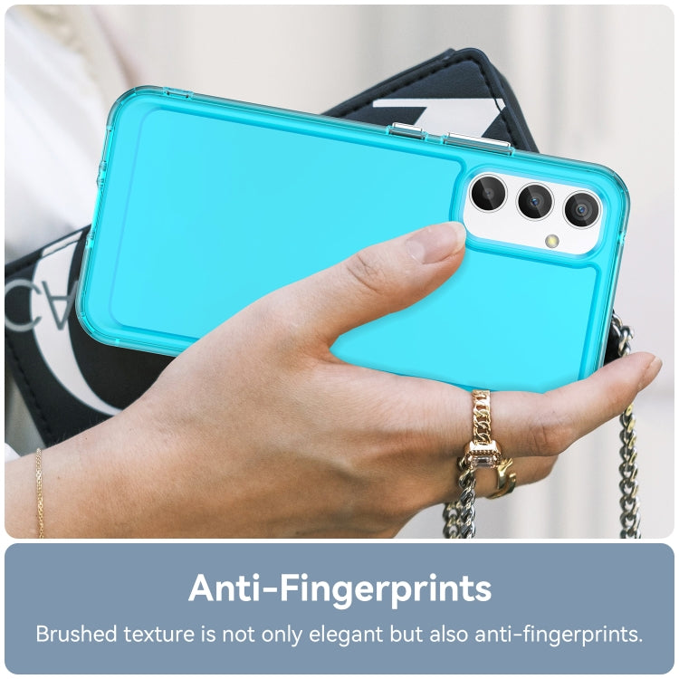 CANDY Zadný obal pre Samsung Galaxy A34 5G - modrý