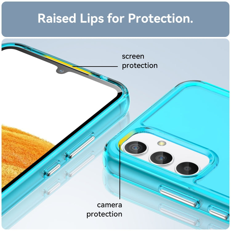 CANDY Zadný obal pre Samsung Galaxy A34 5G - modrý