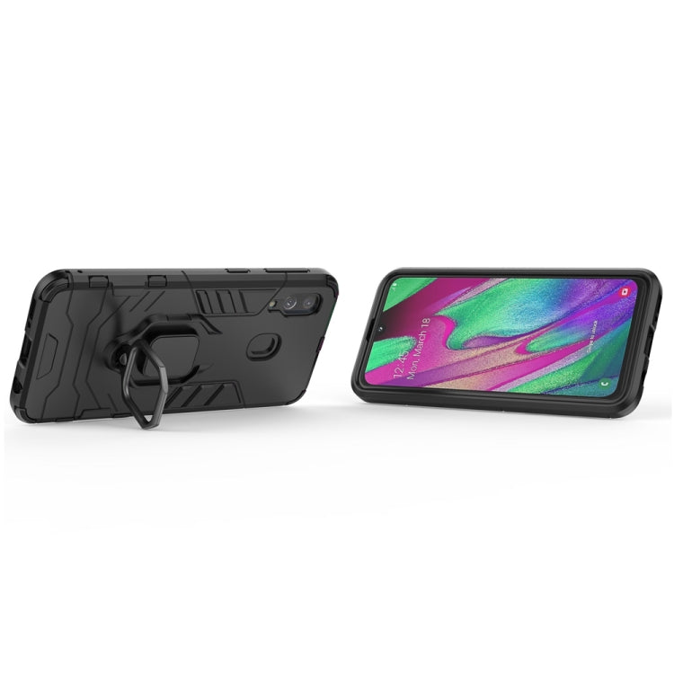 RING ARMOR Tvrdený kryt pre Samsung Galaxy A40 - čierny