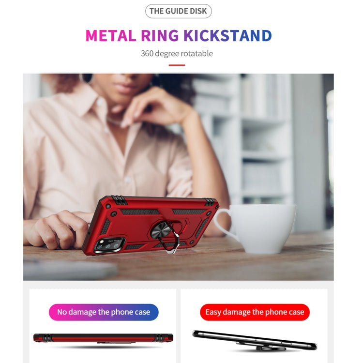 RING ARMOR Tvrdený kryt pre Samsung Galaxy A41 - zelený