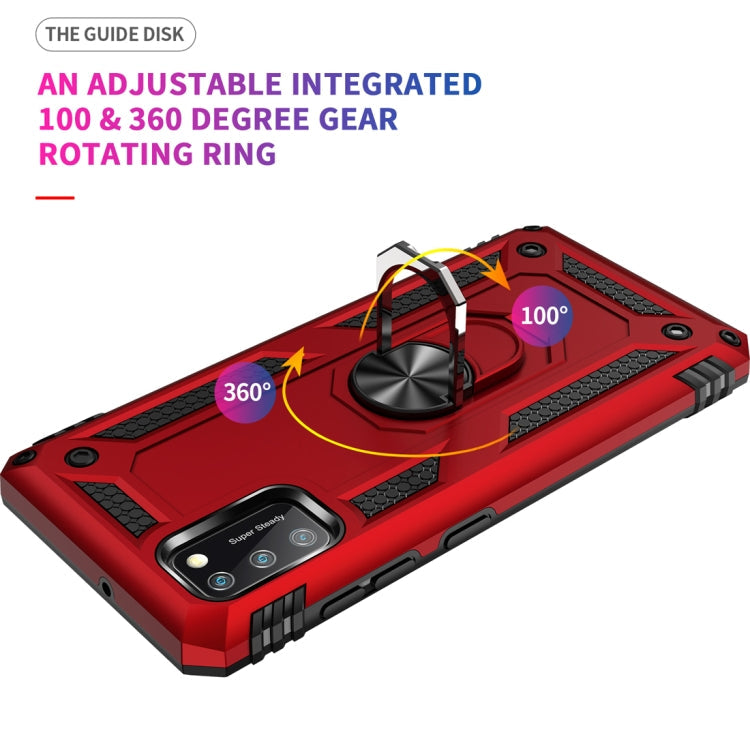 RING ARMOR Tvrdený kryt pre Samsung Galaxy A41 - zelený