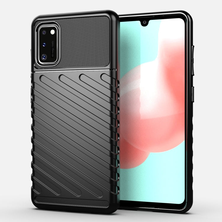 THUNDER Ochranný kryt pre Samsung Galaxy A41 - čierny