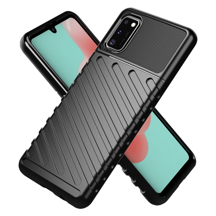 THUNDER Ochranný kryt pre Samsung Galaxy A41 - čierny