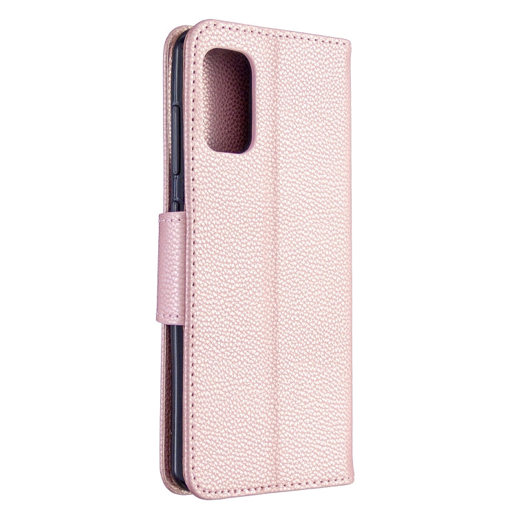LAMBSKIN Knižkové puzdro pre Samsung Galaxy A41 - ružové