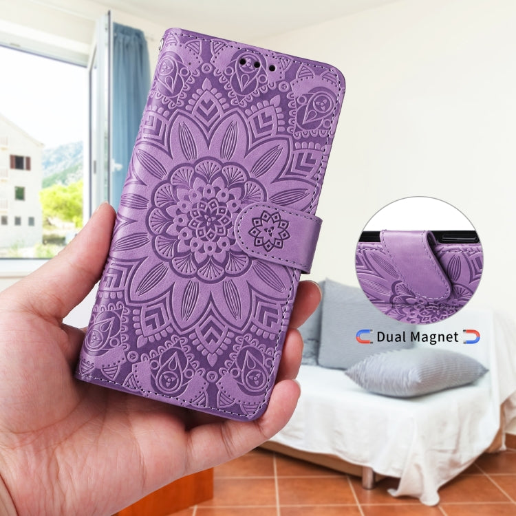 MANDALA Knižkové puzdro pre Samsung Galaxy S20 FE - fialové